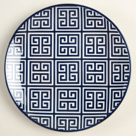 Blue Indigo Canape Plate