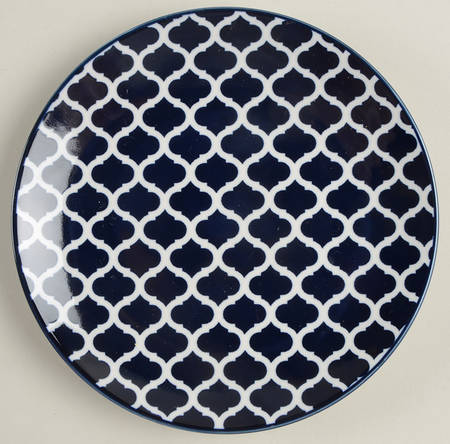 Blue Indigo Canape Plate