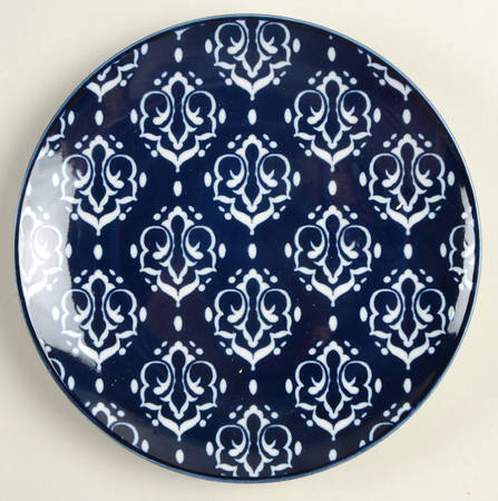 Blue Indigo Canape Plate