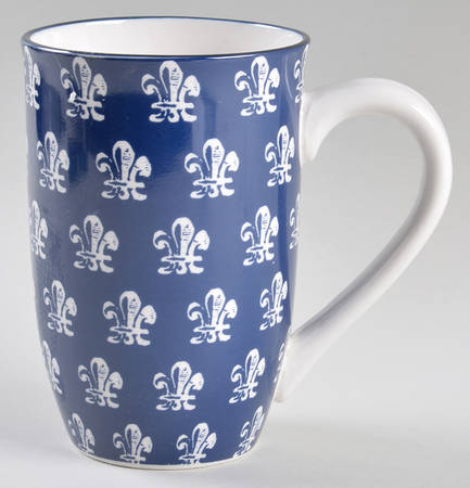 Blue Indigo Latte Mug