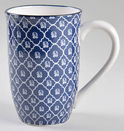 Blue Indigo Latte Mug
