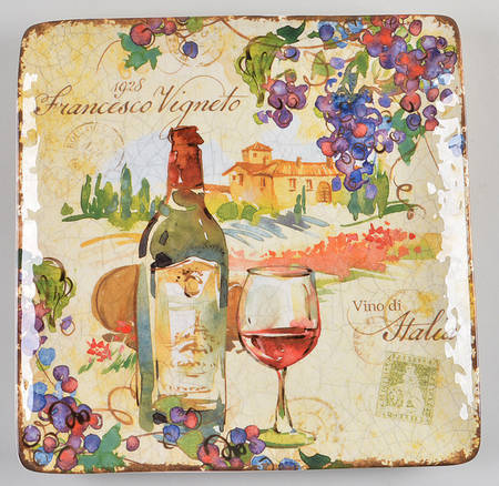 Vino 12" Square Serving Platter