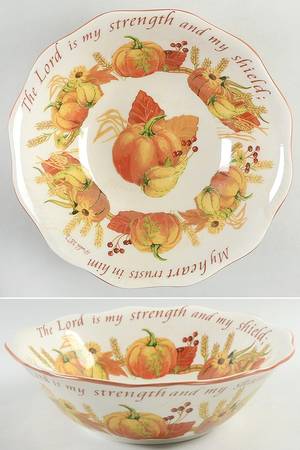 Golden Harvest 10" Round Serving Bowl