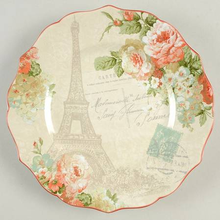 Paris Holiday Salad Plate
