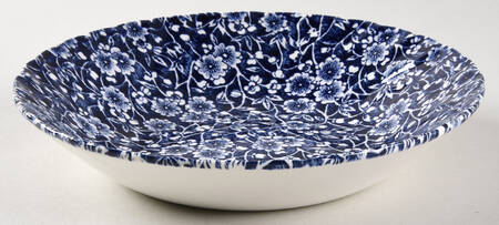 Calico Blue (Chelsea Shape) Coupe Soup Bowl