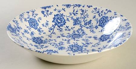 Jacobean Blue 9" Individual Pasta Bowl