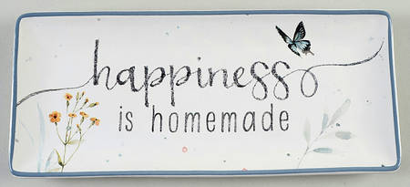 Country Weekend Rectangular Tray 11"