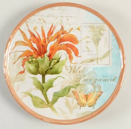 Herb Blossoms Salad/Dessert Plate