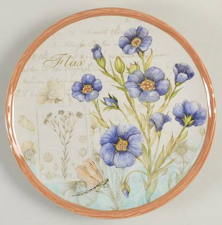 Herb Blossoms Salad/Dessert Plate