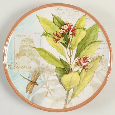 Herb Blossoms Salad/Dessert Plate
