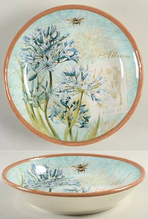 Herb Blossoms 8" Soup/Pasta Bowl