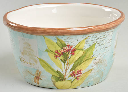 Herb Blossoms Individual Ice Cream Dish