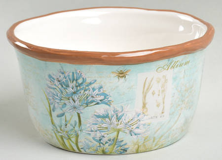 Herb Blossoms Individual Ice Cream Dish