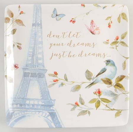 Beautiful Romance 12" Square Serving Platter