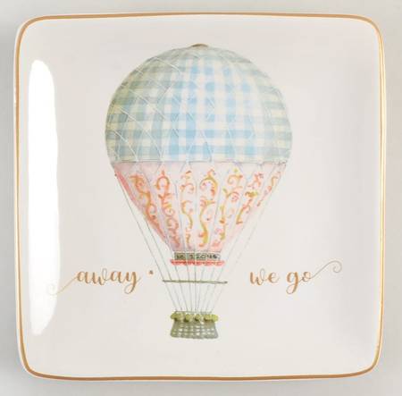 Beautiful Romance Square Canape Plate