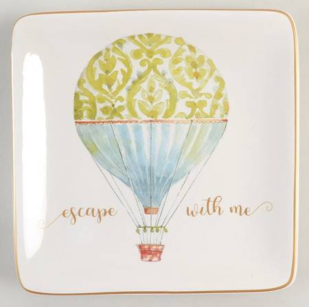 Beautiful Romance Square Canape Plate