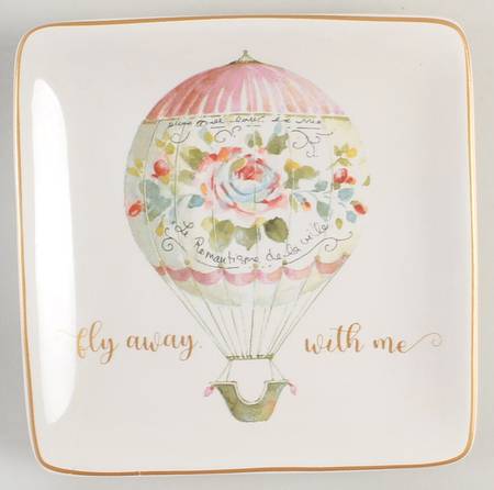 Beautiful Romance Square Canape Plate