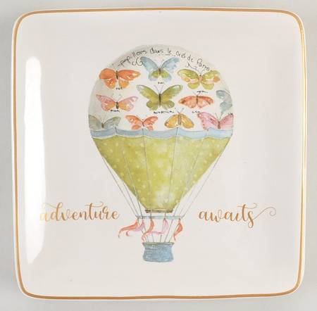 Beautiful Romance Square Canape Plate