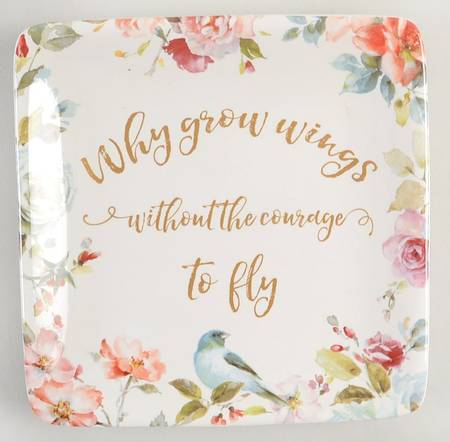Beautiful Romance Square Canape Plate