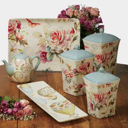 Beautiful Romance (3 Piece) Canister Set (Box Set)
