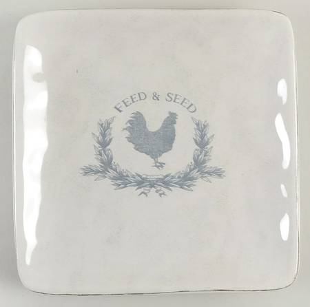 Urban Farmhouse Square Canape Plate