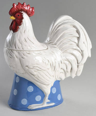 Urban Farmhouse Figural Cookie Jar & Lid