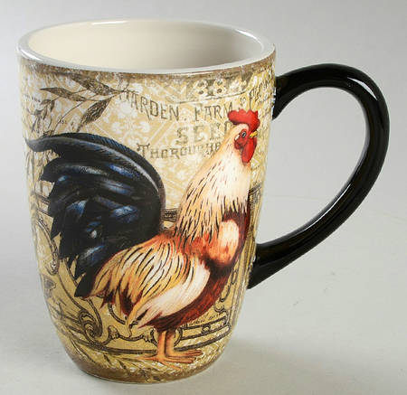 Gilded Rooster Mug