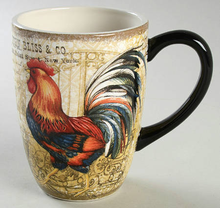 Gilded Rooster Mug