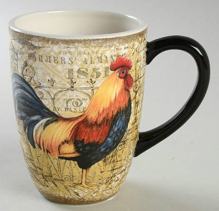 Gilded Rooster Mug