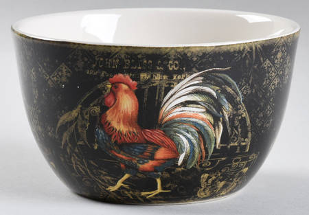 Gilded Rooster Individual Ice Cream Dish