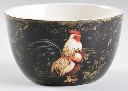 Gilded Rooster Individual Ice Cream Dish