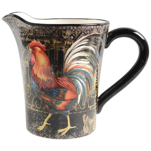 Gilded Rooster 112 Oz Pitcher