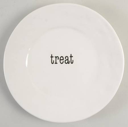 Just Words Salad/Dessert Plate