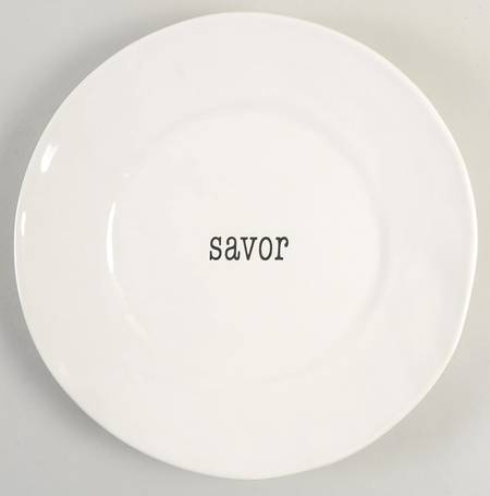 Just Words Dinner Plate by Certified International
