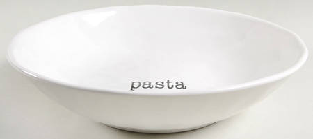 Just Words 13" Pasta Serving Bowl