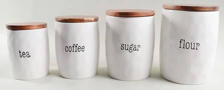 Just Words (4 Piece) Canister Set (Box Set)