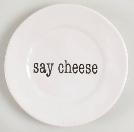 Just Words Canape Plate