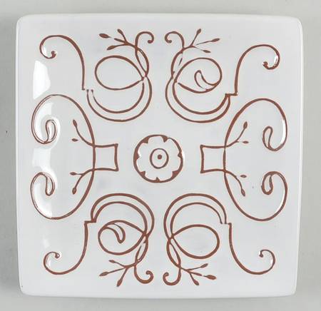 Terra Nova Square Canape Plate