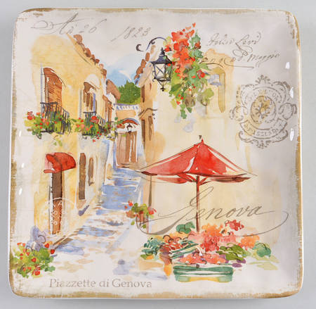 Piazzette Square Dinner Plate