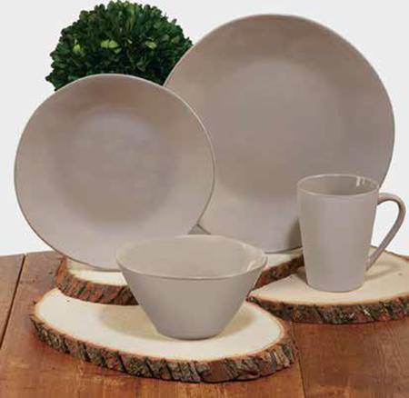 Harmony Light Grey Dinner Plate