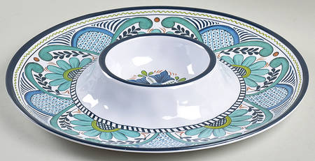 Talavera (Melamine) 1 Piece Chip & Dip