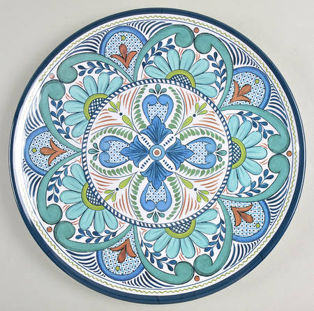 Talavera (Melamine) 14" Chop Plate (Round Platter)