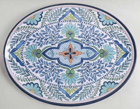 Talavera (Melamine) 18" Oval Serving Platter