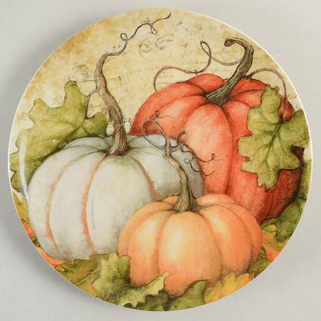 Autumn Fields Salad Plate