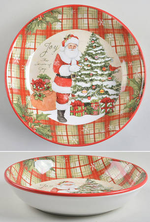 Holiday Wishes 9" Soup/Pasta Bowl