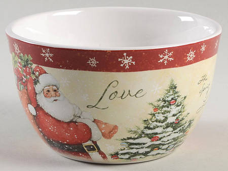 Holiday Wishes Individual Ice Cream Dish