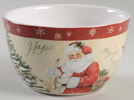 Holiday Wishes Individual Ice Cream Dish