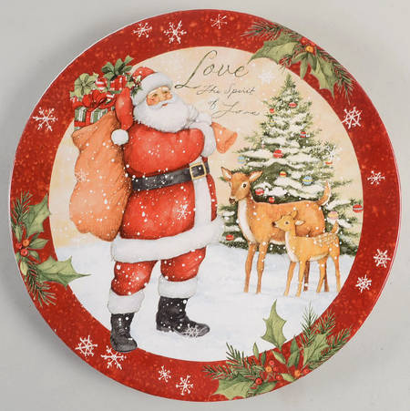 Holiday Wishes Dinner Plate