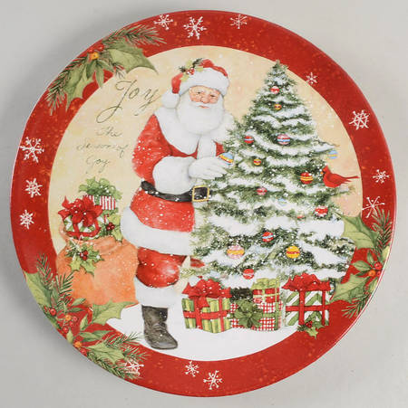 Holiday Wishes Dinner Plate