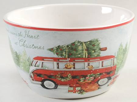 Home for Christmas Individual Ice Cream Dish